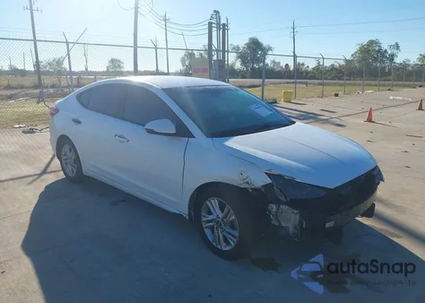 2019 Hyundai Elantra Sel from USA, damaged, VIN 5NPD84LF0KH418713
